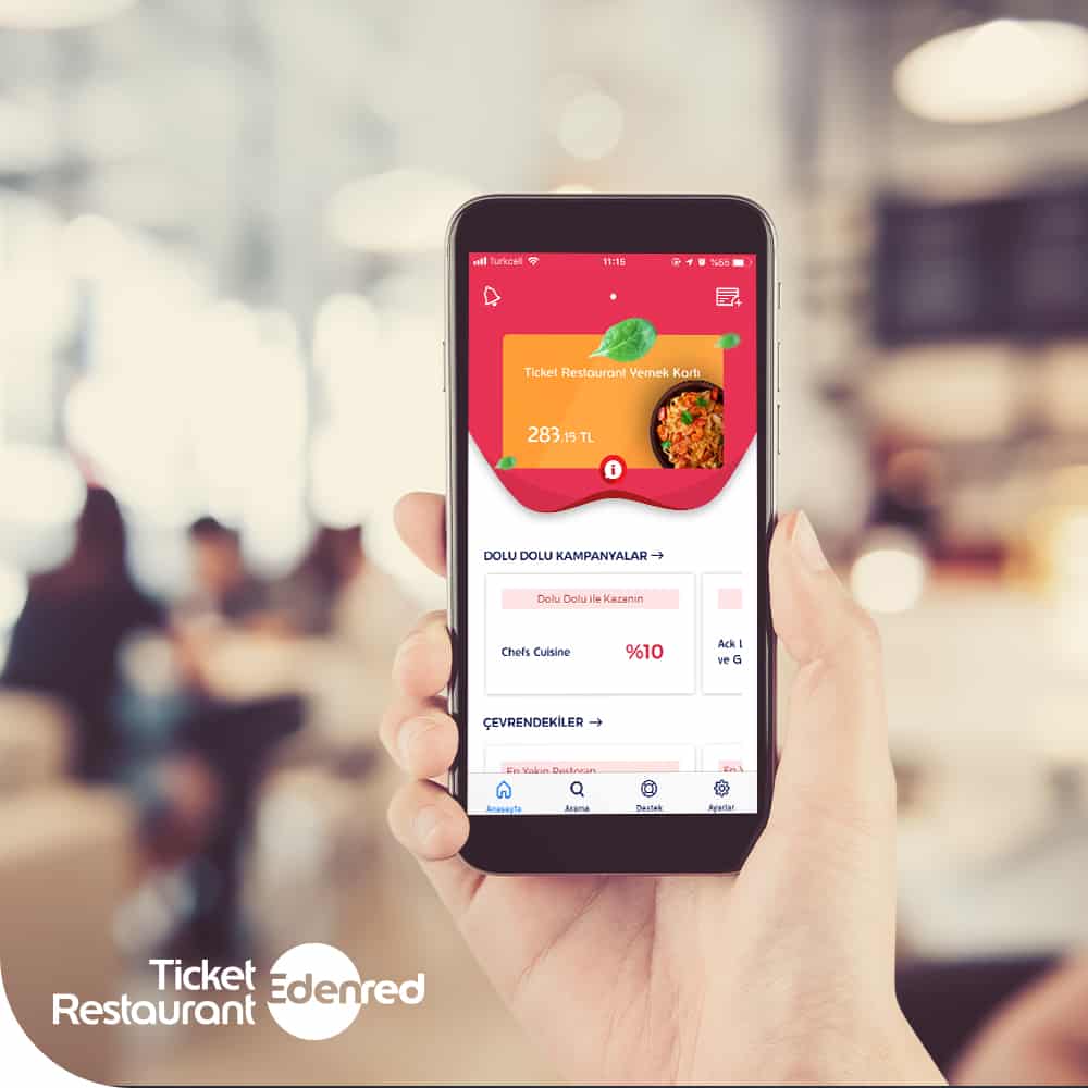 Edenred Ticket Restaurant İle Mobil Uygulama Kolaylığı Testi